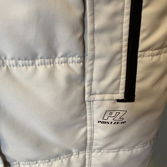 Point Zero Snow White Ski Jacket with Black Fur Trim - Picture 4 of 6